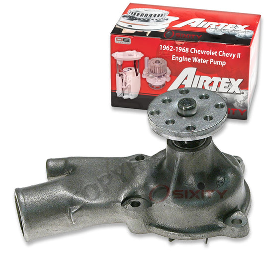 Airtex Engine Water Pump Chevrolet Chevy II 2.5L 3.2L 3.8L 4.1L L4 L6 1962-1968