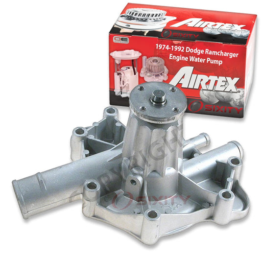 Airtex Engine Water Pump Dodge Ramcharger 5.2L 5.9L V8 1974-1992