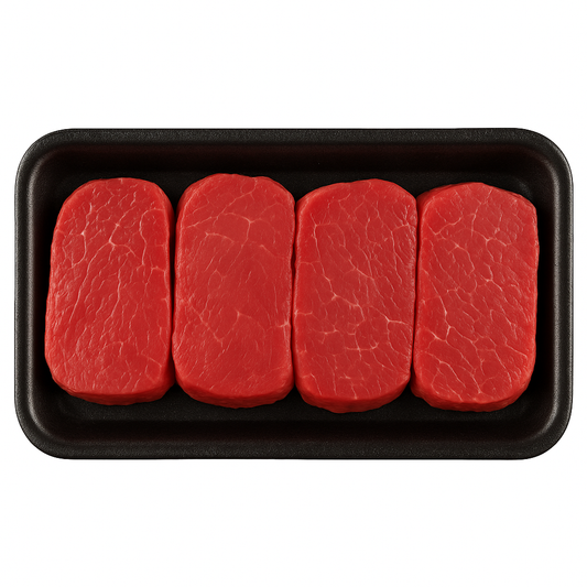 Sirloin Tender Steak, Choice Angus Beef, 3-4 per Tray, Fresh, 0.6 - 1.62 lb