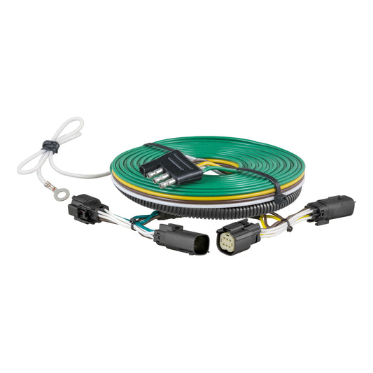 CURT 58967 Custom Towed-Vehicle RV Wiring Harness for Dinghy Towing, Select Chevrolet Silverado, GMC Sierra 1500, 2500, 3500 HD