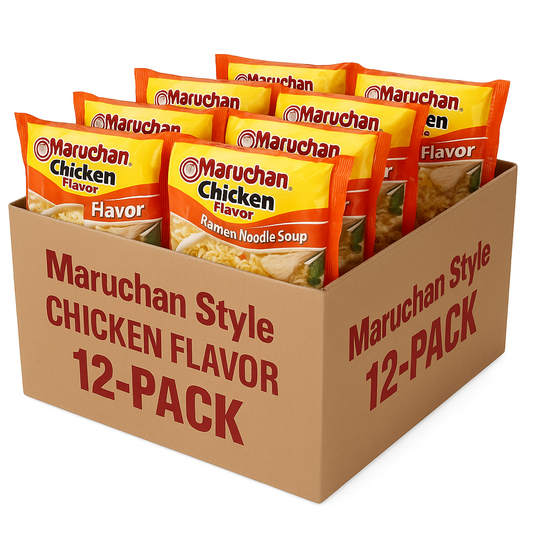 RAMEN Chicken Flavor Noodle Soup 12/Pk (3 oz)