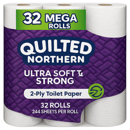 Quilted Northern Ultra Soft & Strong 2-Ply Toilet Paper 32 rolls, 244 sheets/roll