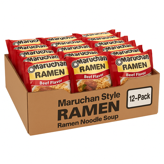 RAMEN Ramen Noodle Soup Beef Flavor (3 oz) 12 pk