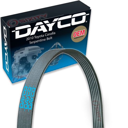 Dayco Alternator Water Pump Serpentine Belt Toyota Corolla 1.8L L4 2010
