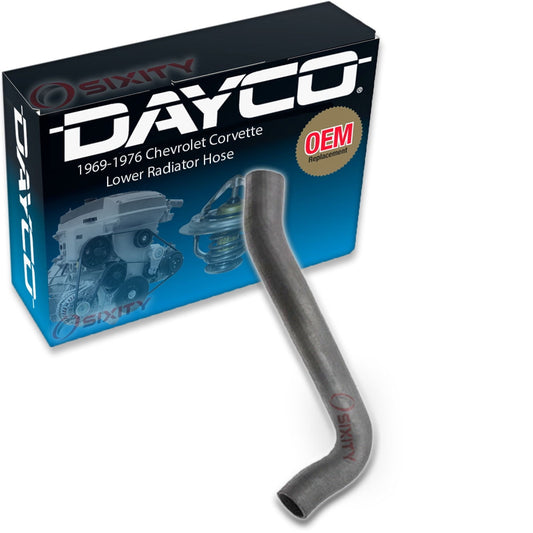 Dayco Lower Radiator Coolant Hose Chevrolet Corvette 5.7L V8 1969-1976