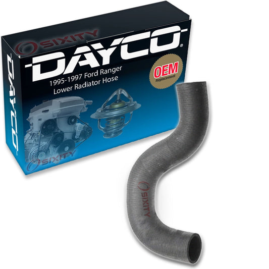 Dayco Lower Radiator Coolant Hose Ford Ranger 2.3L L4 1995-1997