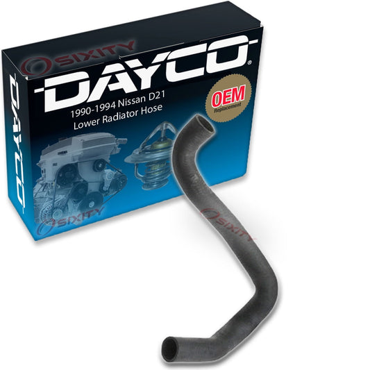 Dayco Lower Radiator Coolant Hose Nissan D21 2.4L L4 1990-1994