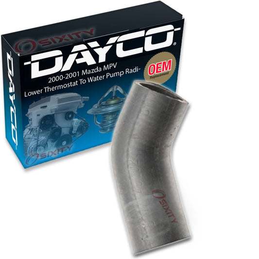 Dayco Lower Thermostat To Water Pump Radiator Coolant Hose Mazda MPV 2000-2001