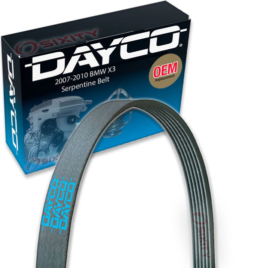 Dayco Main Drive Serpentine Belt BMW X3 3.0L L6 2007-2010