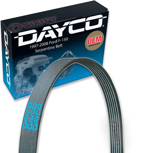 Dayco Main Drive Serpentine Belt Ford F-150 4.2L 4.6L 5.4L V6 V8 1997-2008