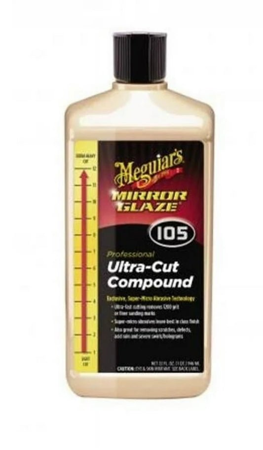 Meguiar's M10532 Mirror Glaze Ultra-Cut Compound, 32 Fluid
Ounces