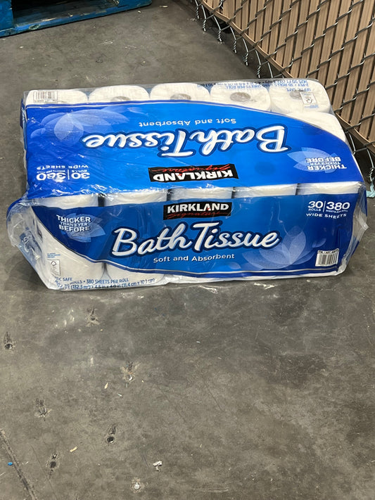 Kirkland Signature Bath Tissue, 2-Ply, 380 Sheets,  (Bulk)Rolls