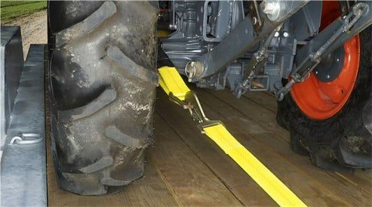 Keeper  2 x 24 Premium Axle Tie Down Strap with D Rings - 3,333 lbs. Working Load Limit and 10,000 lbs. Break Strength