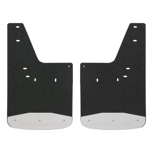 LUVERNE 250931 Rear 12-Inch x 20-Inch Textured Rubber Mud Guards, Select Dodge, Ram 1500, 2500, 2 Flaps Fits select: 2015-2018 CHEVROLET SILVERADO K1500 LT, 2014 CHEVROLET SILVERADO K1500