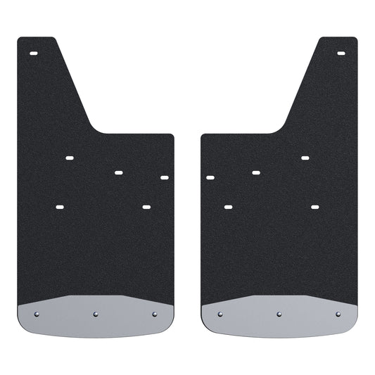 LUVERNE 251451 Rear 12-Inch x 23-Inch Textured Rubber Mud Guards, Select Chevrolet Silverado, GMC Sierra 2500, 3500 HD, 2 Flaps