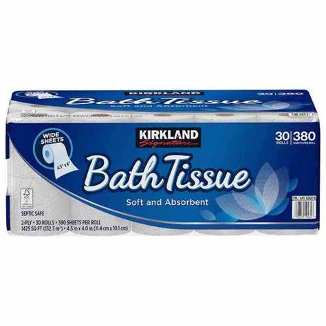 Kirkland Signature Bath Tissue, 30 rolls