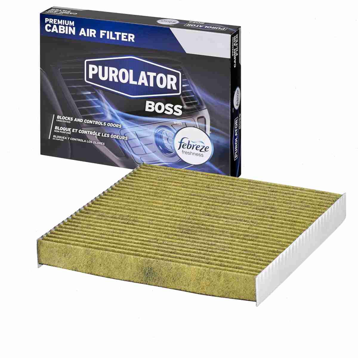Purolator BOSS PBC35519 Cabin Air Filter for HVAC Heating Ventilation Air Conditioning Vent Filters Fits select: 2007-2016 HONDA CR-V, 2006-2015 HONDA CIVIC