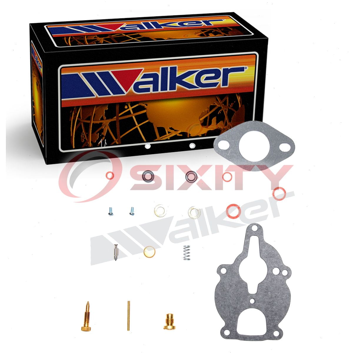Walker Products 778-610 Carburetor Repair Kit 12075 12543 12545 12546 12647 12956 1301 1315291 1316456 1320323 1321057 13355 13415 13492 13605 13646 13650 13651 13665 13708 13757