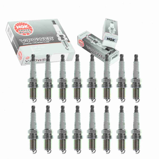 16 pc NGK V-Power Spark Plugs Mercedes-Benz ML430 4.3L V8 1999-2001