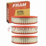 3 pc FRAM CA351 Extra Guard Air Filters for 8007 A3006C A35252 AF5858 AG584 E-2360 Intake Inlet Manifold Fuel Delivery Filters Fits select: 1977-1985 FORD F150, 1972-1983 FORD F100