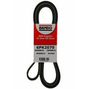 Bando 6PK2070 OEM Quality Serpentine Belt fits 2004-2009 Chevrolet Trailblazer 4.2L 6-Cylinder