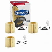 3 pc Purolator L25608 Engine Oil Filters for 67047 Oil Change Lubricant Filters Fits select: 2006-2018 TOYOTA RAV4, 2007-2023 TOYOTA CAMRY