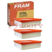 3 pc FRAM CA7764 Extra Guard Air Filters for 250022-887 25313349 A1518C AF1518 AF25636 LA1583 VA5314 Intake Inlet Manifold Fuel Delivery Filters Fits select: 1998,2000 HONDA CIVIC
