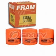 3 pc FRAM PH8994 Extra Guard Engine Oil Filters for 68197867AB FF1279 P551833 W56022 WF10112 Oil Change Lubricant Filters Fits select: 1998-2005 VOLKSWAGEN PASSAT, 2000-2002 AUDI S4