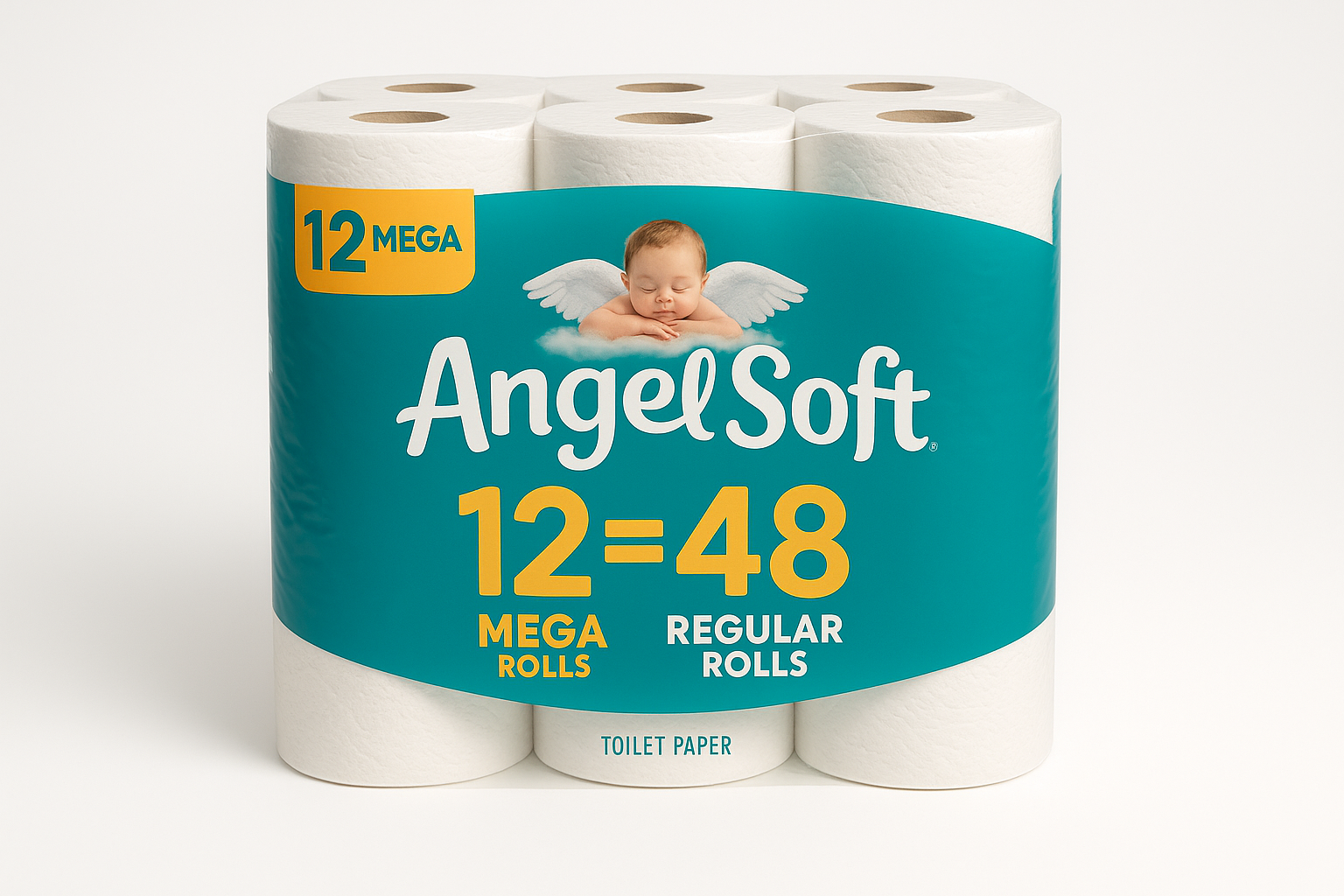 Angel Soft Toilet Paper, 12=48 ct (Walmart)