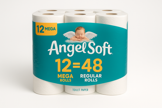 Angel Soft Toilet Paper, 12=48 ct (Walmart)