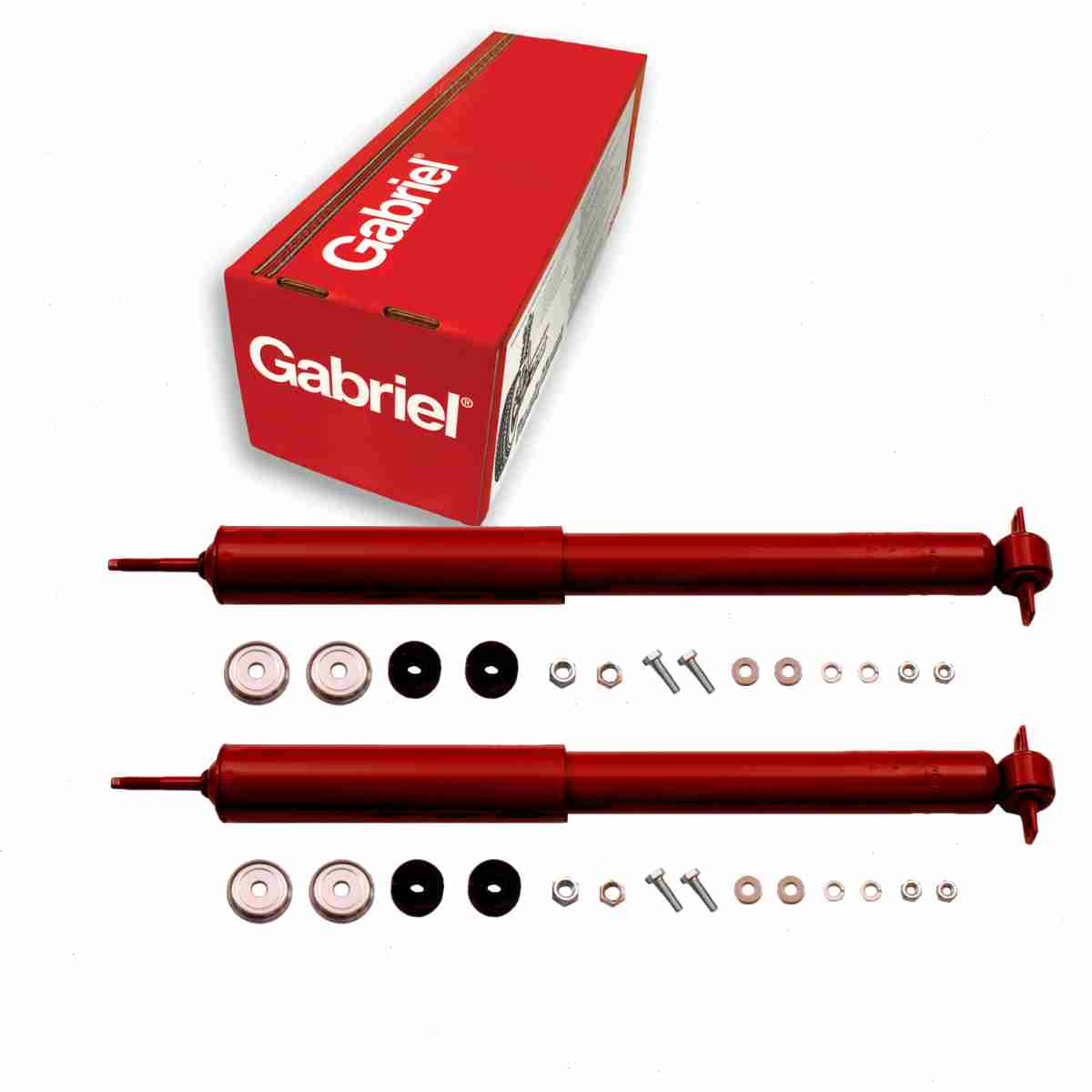 2 pc Gabriel 81869 Guardian Shock Absorbers for Spring Strut Steering Suspension Shocks Struts