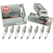 8 pc NGK 4091 V-Power Racing Spark Plugs for 2615 298 3093 393 3935 7533 765 AG1 AG1CX AR3935 C63C C63CX W22ES-U W4C2 W5C W5CC Ignition Wire Secondary