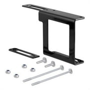 CURT 58001 Easy-Mount Vehicle Trailer Wiring Connector Bracket 2-inch Receiver Hitch, 4 or 5-Way Flat
