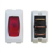 Valterra V46-A110 Interior Light Switch - White & Red - 3 per Pack