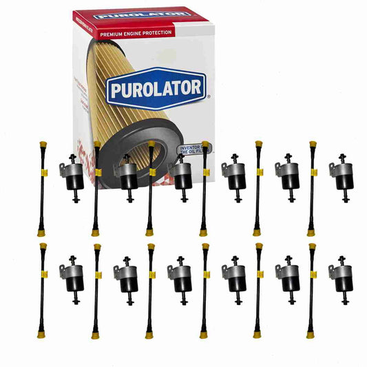 12 pc Purolator F54672 Fuel Filters for 10065641 10140514 101405141 23487 25121656 25121970 33314 33487 3487 52074 86314 86487 95314 95487 ALG-4580A BF1172 BG4672 F54672P FF-4672 FF4672 FF5184 FF607
