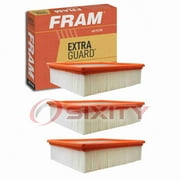 3 pc FRAM CA8243 Extra Guard Air Filters for AF2399 AF25967 F7CZ-9601-A M807332 RS3930 Intake Inlet Manifold Fuel Delivery Filters Fits select: 1997-2004,2009-2011 FORD RANGER