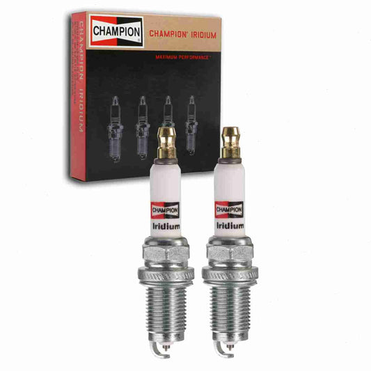 2 pc Champion 9000 Iridium Spark Plugs for IZFR5K RC10ZWYPB4 Ignition Wire Secondary