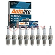 8 pc Autolite AP5224 Platinum Spark Plugs for 1041 3173 3318 AGSP33C Ignition Wire Secondary Fits select: 1992-2011 HONDA CIVIC, 1990-2007 HONDA ACCORD