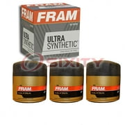 3 pc FRAM XG3387A Ultra Engine Oil Filters for 19018 BE-176 BE-230 FB101 FC70 Oil Change Lubricant Filters Fits select: 2005-2009 CHEVROLET EQUINOX, 1977-2005 BUICK LESABRE