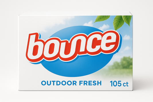 Bounce Dryer Sheets, Outdoor Fresh, 105 ct