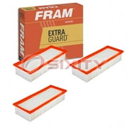 3 pc FRAM CA9711 Extra Guard Air Filters for 88986533 AF1231 AF5513 CF127 FCAF1812P MGA9603 Intake Inlet Manifold Fuel Delivery Filters Fits select: 2012-2022 VOLKSWAGEN PASSAT