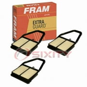 3 pc FRAM CA8911 Extra Guard Air Filters for 131-8903 17220-PZA-000 46569 AF1166 AF5538 ALA-1318 PA-467 Intake Inlet Manifold Fuel Delivery Filters Fits select: 2001-2005 HONDA CIVIC