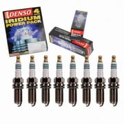 8 pc DENSO 5347 Iridium Power Spark Plugs for IKH27 Ignition Wire Secondary