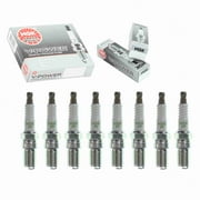 8 pc NGK 3346 V-Power Spark Plugs for 1765245 EBC004021 Ignition Wire Secondary Fits select: 1991-1992,1994 JAGUAR XJS