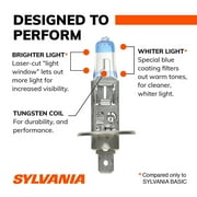Sylvania H1SUBP2 Halogen Headlight Bulb, Pack of 2 - 8 per Box, Case of 80