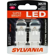 SYLVANIA 3057R RED ZEVO LED Mini, Pack of 2