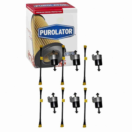 6 pc Purolator F54672 Fuel Filters for 10065641 10140514 101405141 23487 25121656 25121970 33314 33487 3487 52074 86314 86487 95314 95487 ALG-4580A BF1172 BG4672 F54672P FF-4672 FF4672 FF5184 FF607
