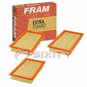 3 pc FRAM CA10242 Extra Guard Air Filters for 042-1807 17801-37021 4861756AA 83320 AF1475 AF6114 ALA-8865/5 SA10957 WAF4065 Intake Inlet Manifold Fuel Delivery Filters
