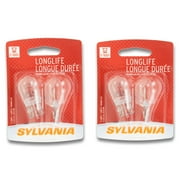 2 pc SYLVANIA 7443LL.BP2 Long Life Multi Purpose Light Bulbs for Electrical Lighting Body Exterior