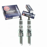 2 pc NGK 9198 Iridium IX Spark Plugs for Ignition Wire Secondary